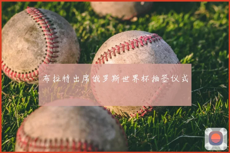 布拉特出席俄罗斯世界杯抽签仪式