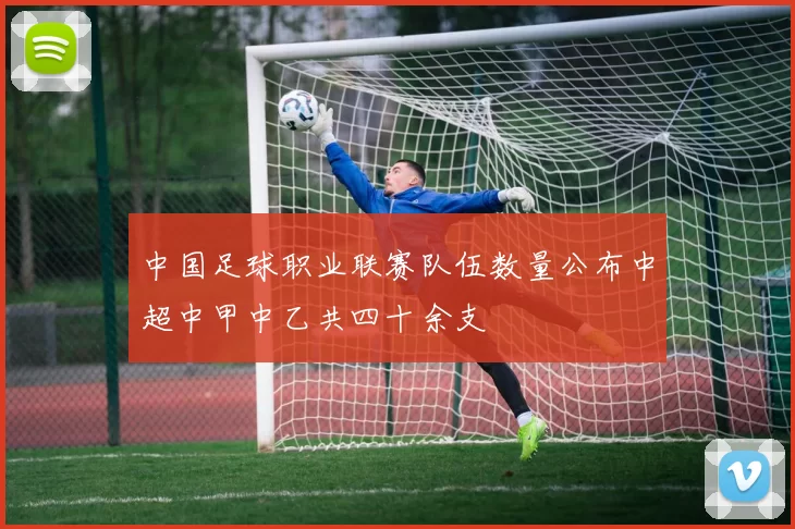 中国足球职业联赛队伍数量公布中超中甲中乙共四十余支