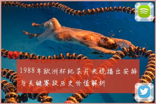 1988年欧洲杯纪录片央视播出安排与关键赛段历史价值解析